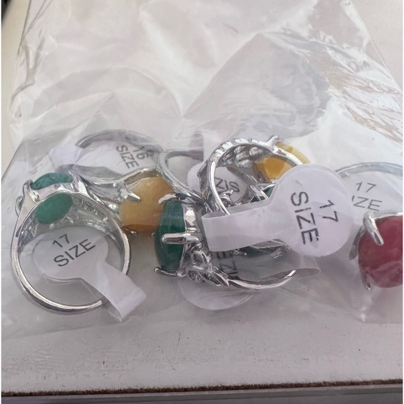 Mixed bag for rings with color stones - Picture 1 of 1